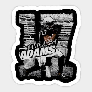 Davante Adams Las Vegas Rough Sticker